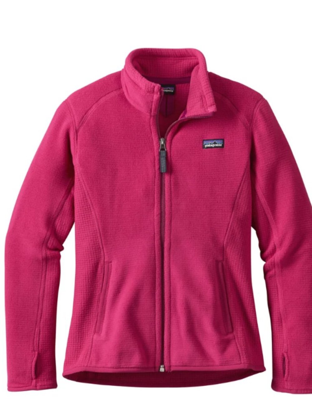 Patagonia Girls Size Large Pink Radiant Flux Full Zip Sweater Jacket